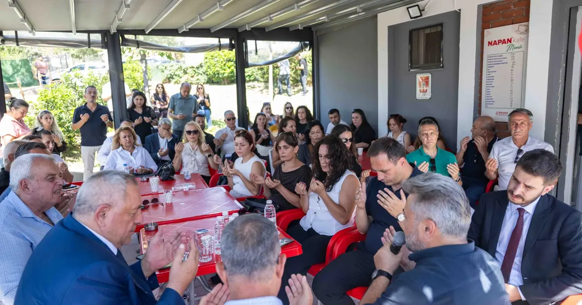 Bornova KKTC'deki gemi kazasında hayatını kaybedenleri unutmadı