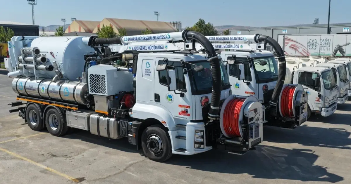 Balıkesir’de BASKİ’nin araç filosu güçlendi