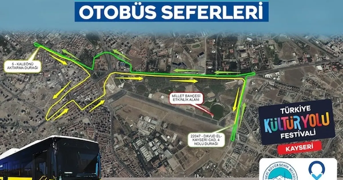 Kayseri'de Kültür Yolu Festivali'ne özel ulaşım hizmeti - Gündem Haberleri
