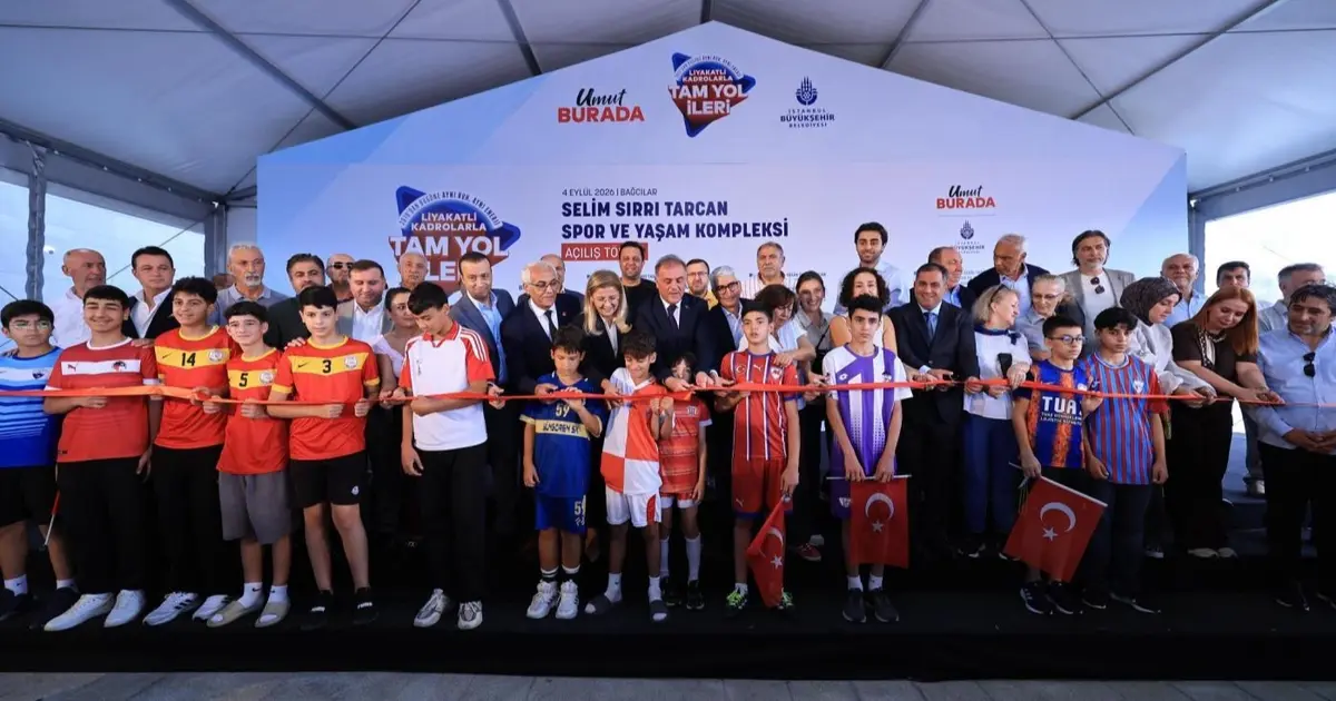 Selim Sırrı Tarcan Spor ve Yaşam Kompleksi açıldı