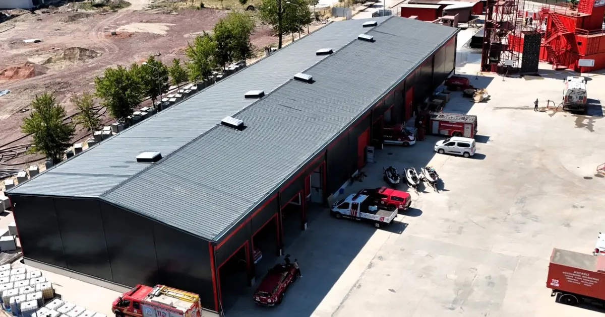 Kocaeli’de İtfaiye Depo Binası tamamlandı