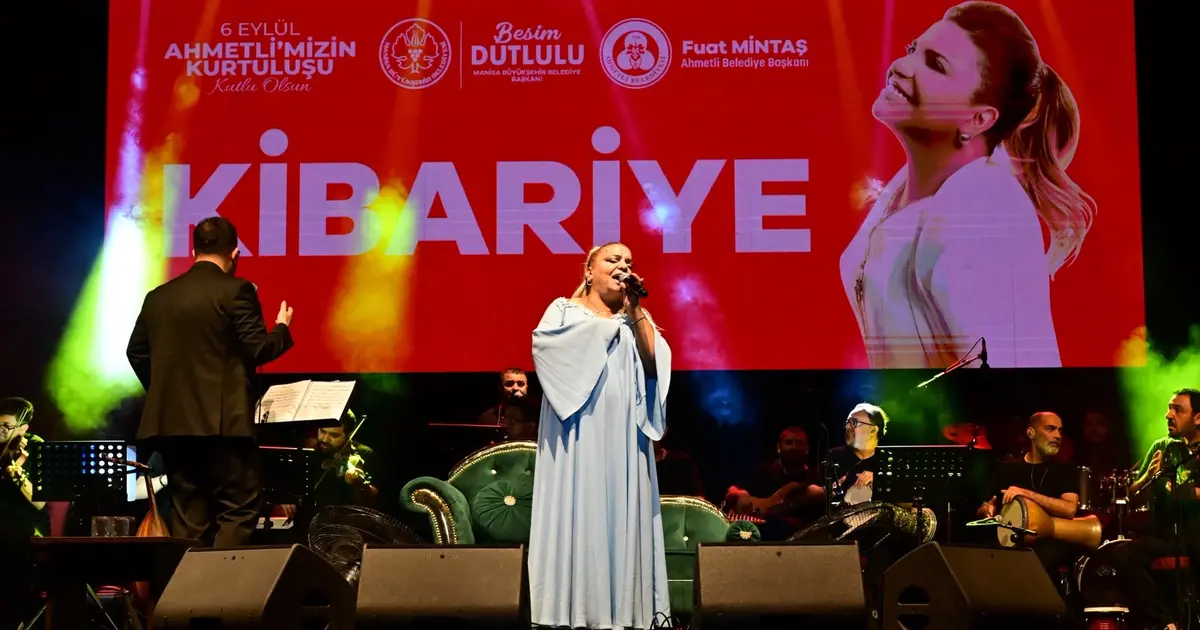 Manisa Ahmetli’de kurtuluşun 104. yılında Kibariye coşkusu