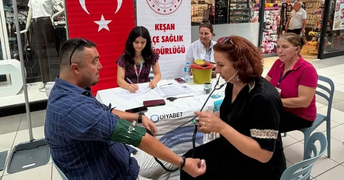 Edirne Keşan’da sağlık taraması