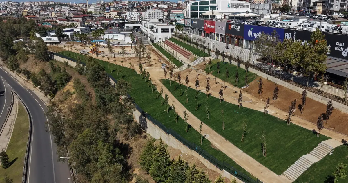 Çayırova Fatih Sultan Mehmet Parkı’ndaki çalışmalarda sona doğru