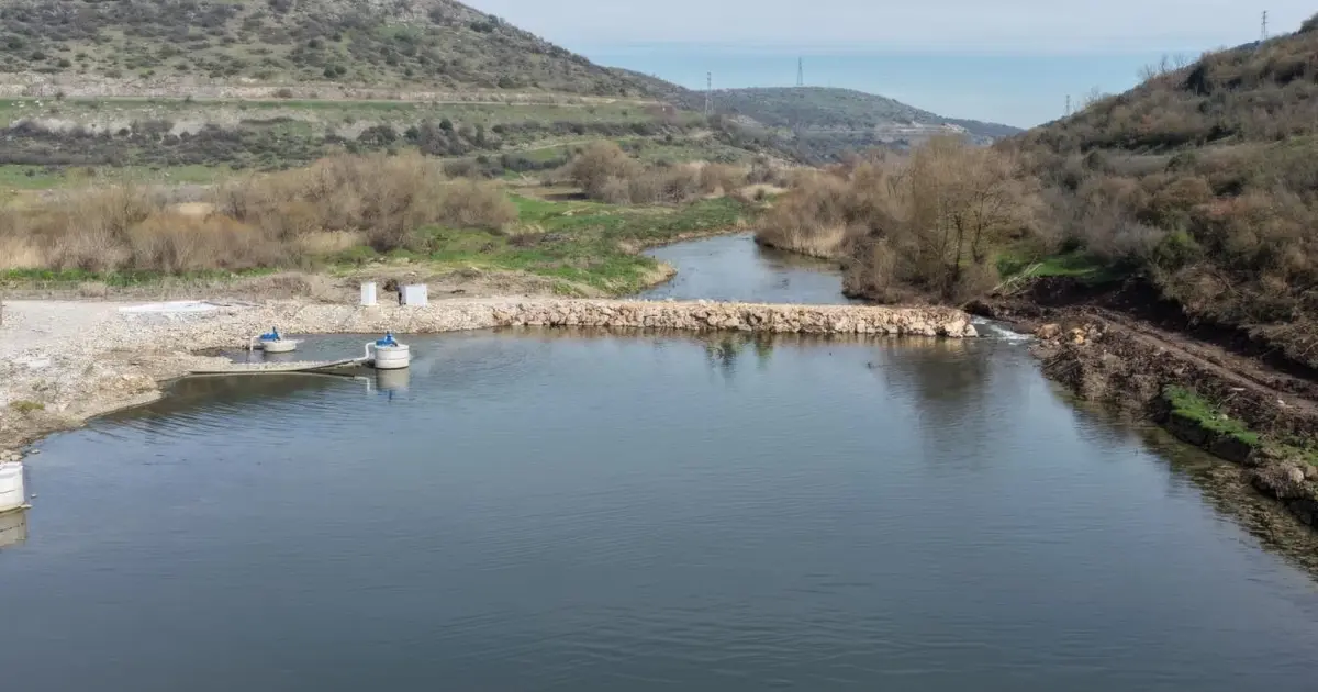 Balıkesir’de Nergis Çayı Göleti yangınla mücadelede hayati rol üstlendi