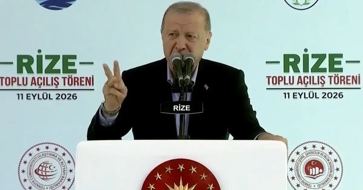Rize’de 10 milyar liralık yatırıma Cumhurbaşkanı Erdoğan'dan toplu açılış