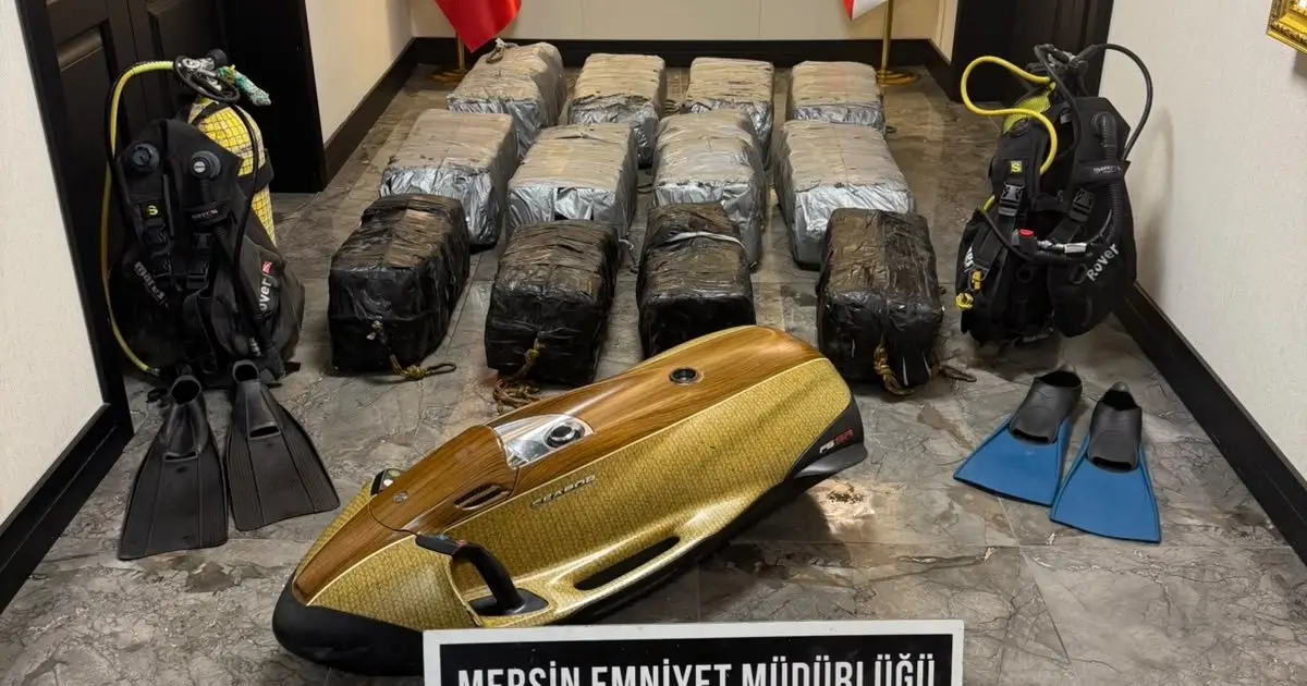 Mersin Limanı’nda gemiden 350 kilo kokain çıktı