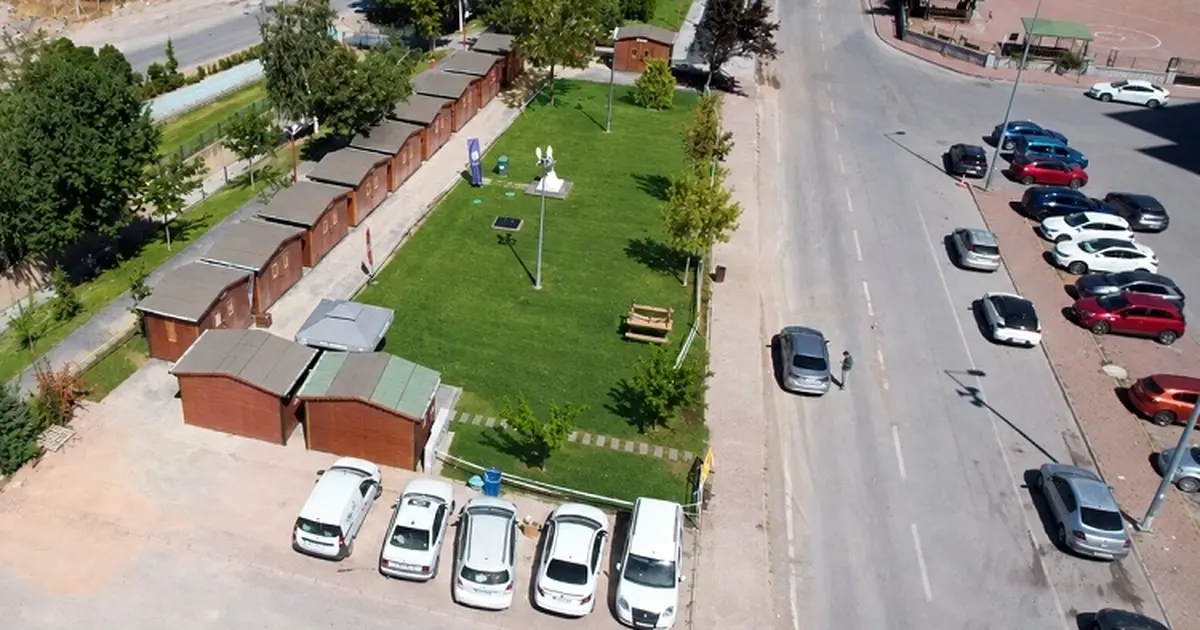 Kayseri Talas'ta Sahaflar Çarşısı yeni yerinde