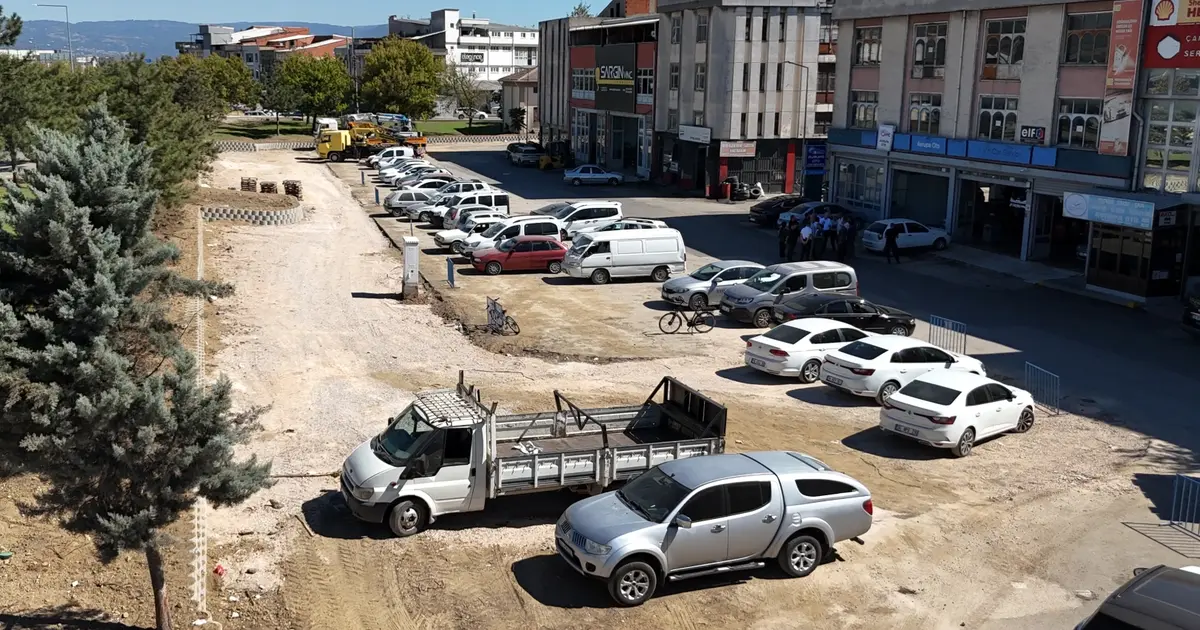 Bursa İnegöl'de Ertuğrulgazi Caddesi'ne 165 araçlık otopark