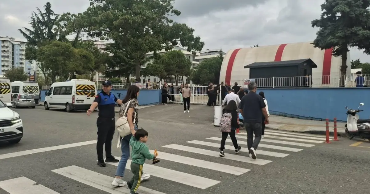 Ordu'da okul çevrelerinde güvenlik mesaisi