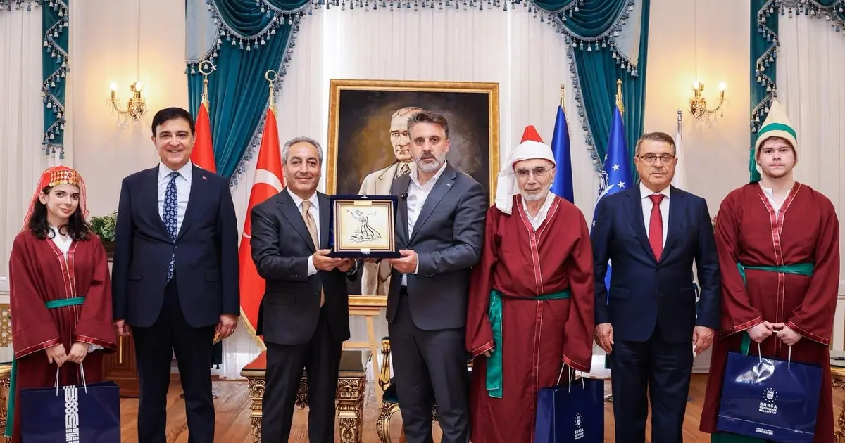 Bursa'nın ahileri belli oldu... Başkan Vekili Biba ahileri ağırladı