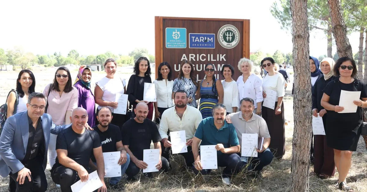 Kocaeli Tarım Akademisi’nde emekler sertifikayla taçlandı