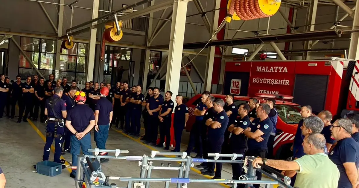 Malatya itfaiyesi personeline PACE projesi kapsamında eğitim​​​​​​​