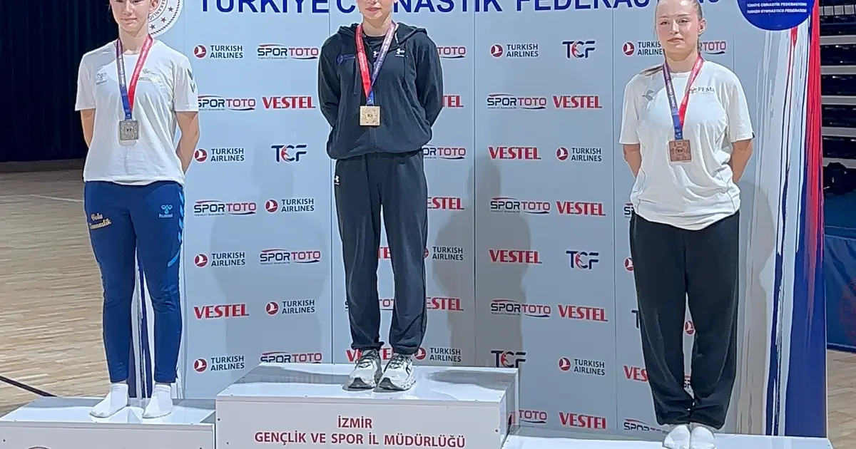 Konya'nın cimnastikteki gururu Liva Nur Yalçın Türkiye Şampiyonu