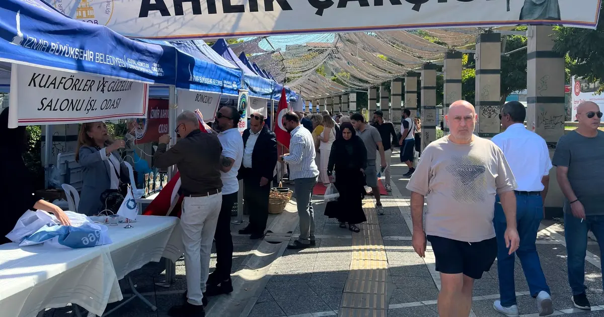İzmir Çiğli’dekursiyerler Ahilik Haftası’nda hünerlerini sergiledi