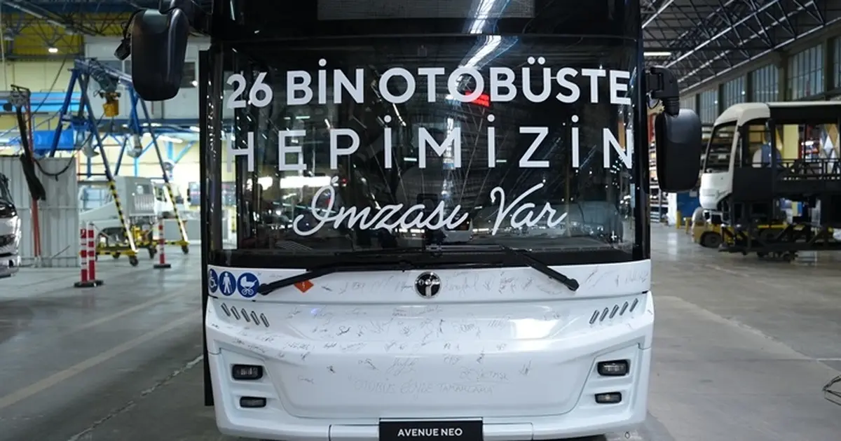 TEMSA’nın 26 bininci otobüsü banttan indi - Ekonomi Haberleri