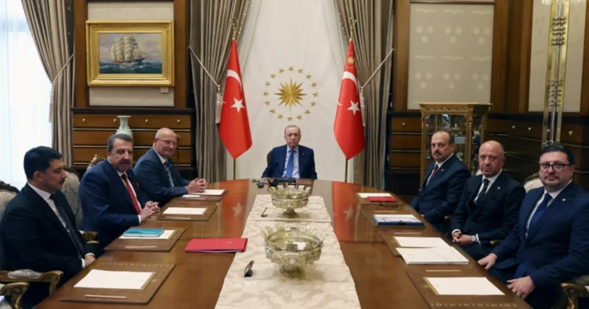 Cumhurbaşkanı Erdoğan, Ankara heyetini kabul etti