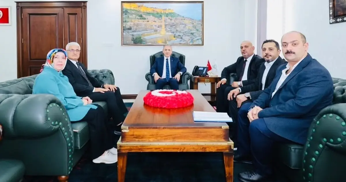 Mardin Engelliler Derneği’nden Vali Akkoyun’a ziyaret