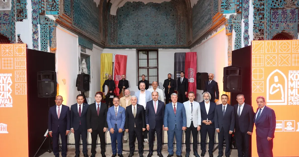 Konya’da 23. Uluslararası Mistik Müzik Festivali tanıtıldı