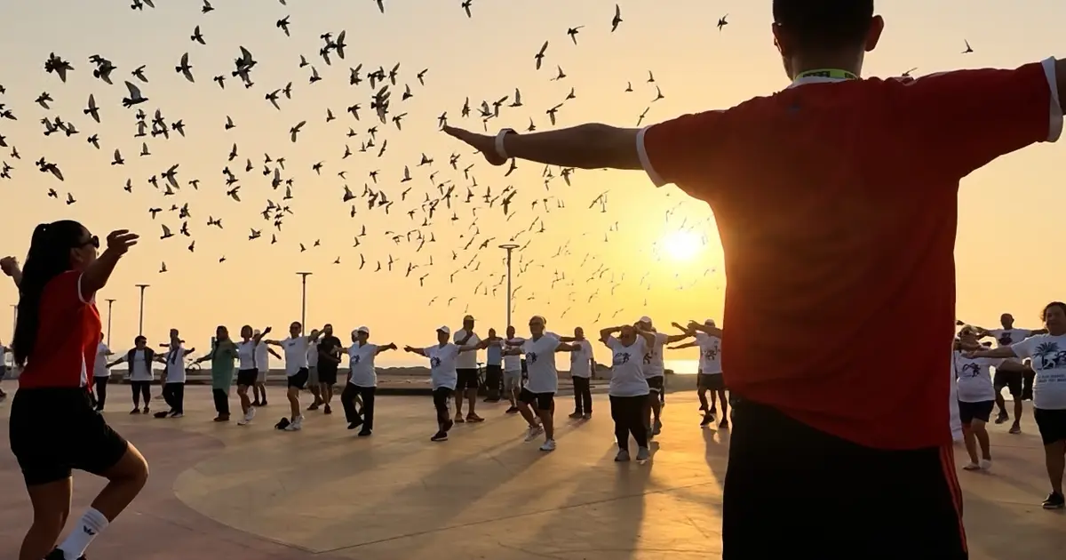 Mersin’de sabah sporu ve güvenli ulaşım eğitimi