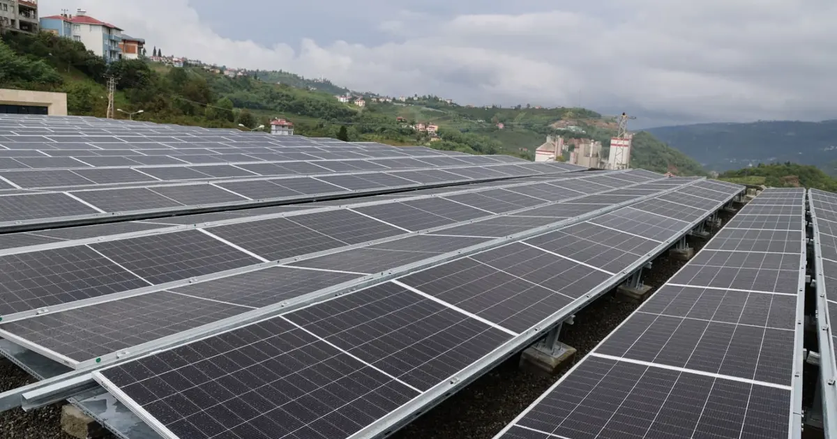 Trabzon’da Güneş Enerji Sistemi hizmete alındı