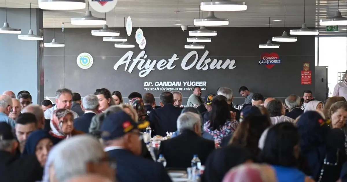 Büyükşehir'den gazilere vefa sofrası