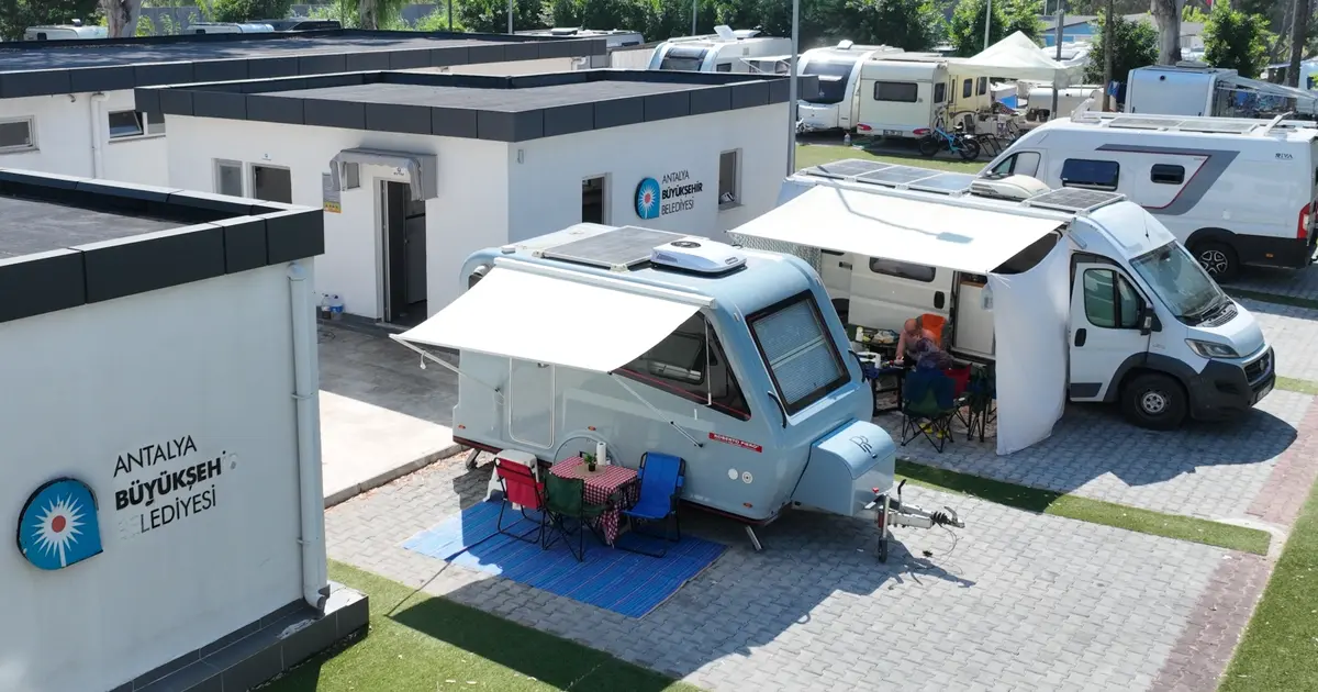 Antalya'da Karavan Park tatilcilerin gözdesi oldu