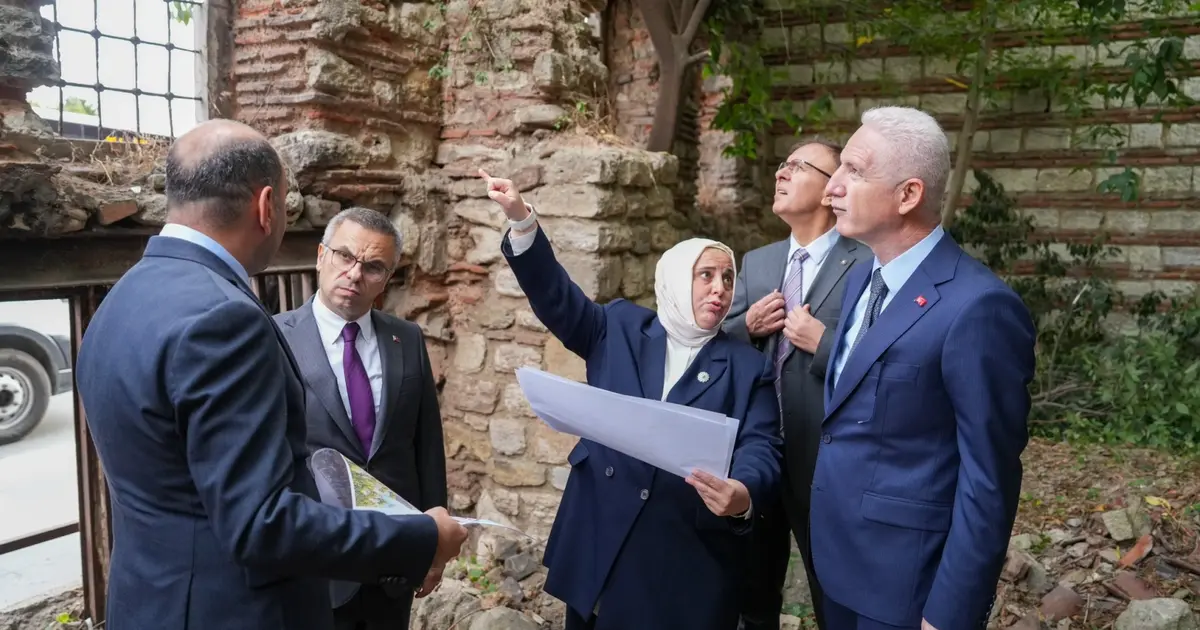 Ayvansaray Hatice Sultan Sıbyan Mektebi’nde restorasyon sürüyor
