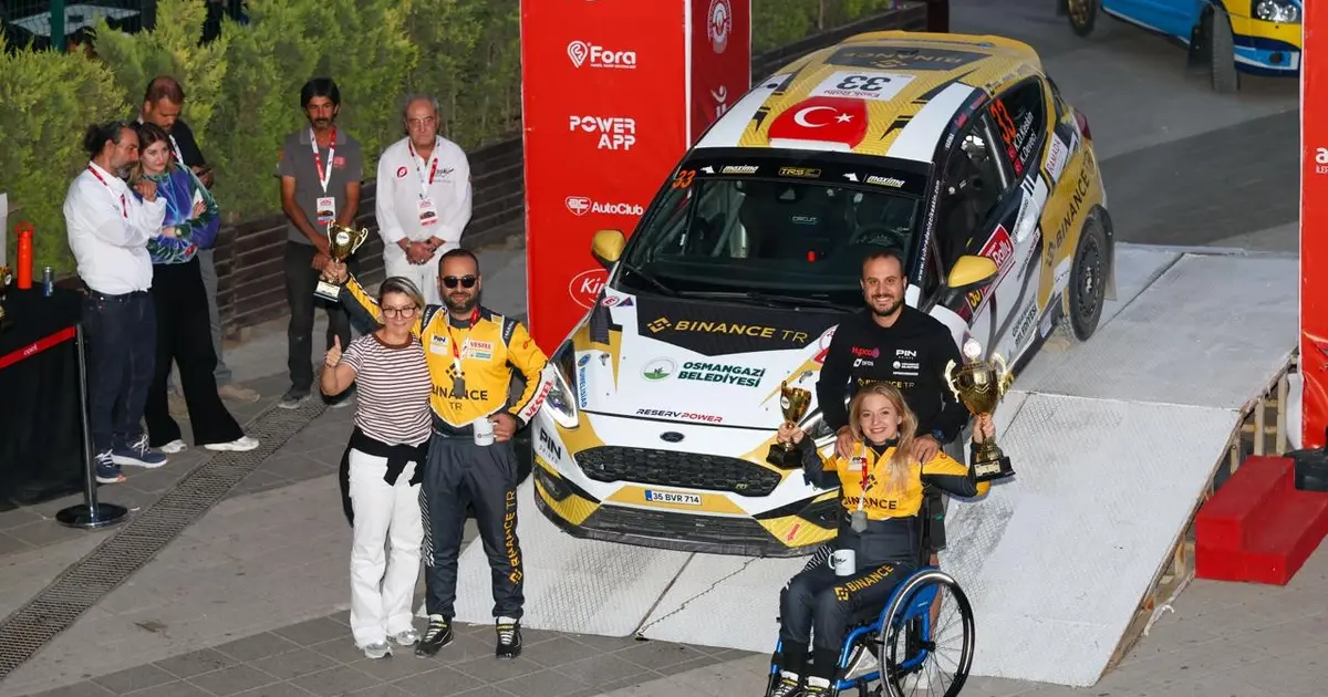 Bursalı rallici Kübra Denizci Keskin’nden çifte başarı