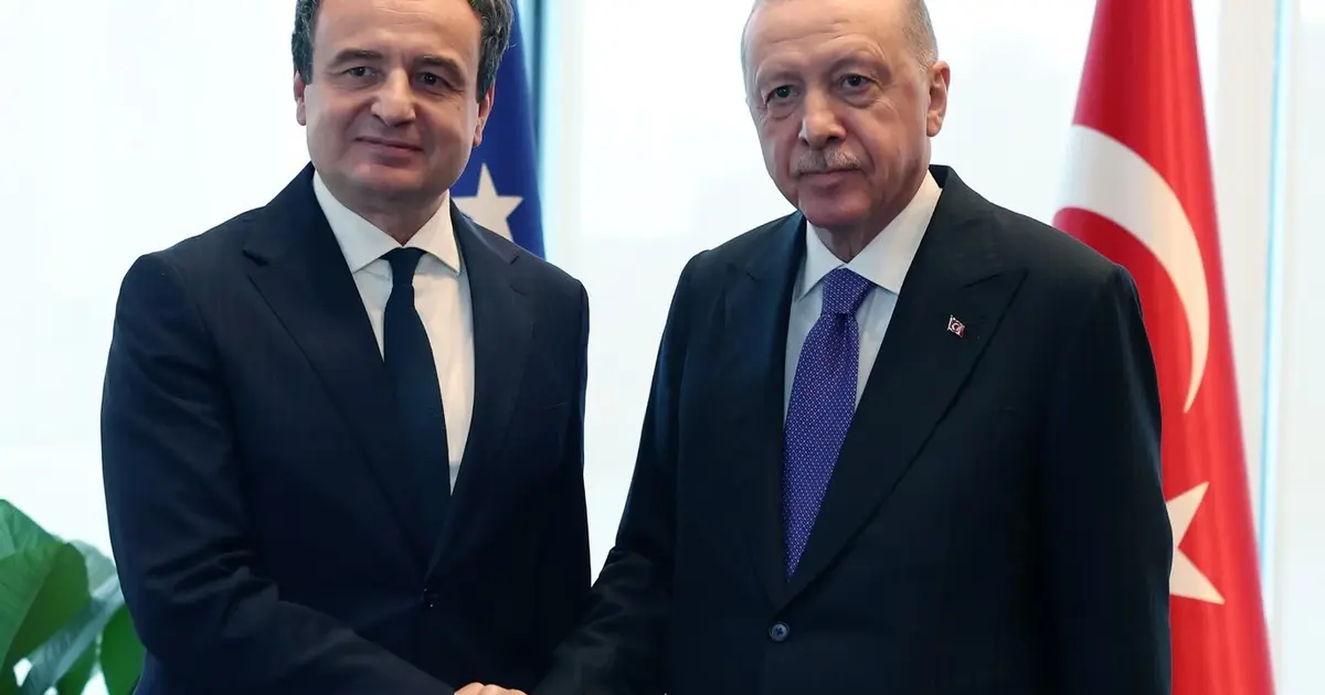 Cumhurbaşkanı Erdoğan, Kosova Başbakanı'nı Türkevi’nde kabul etti