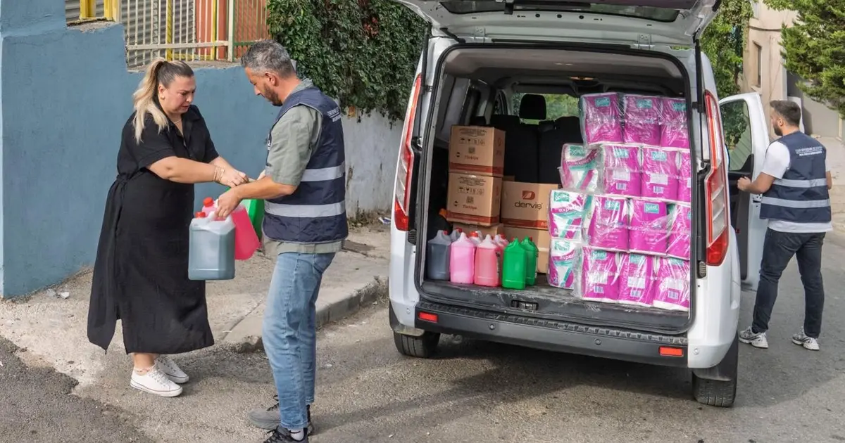 İzmir’de okullara hijyen seti desteği