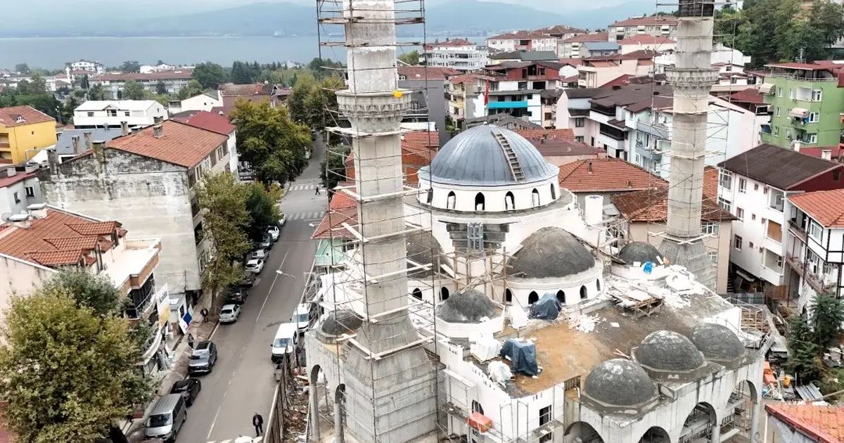 Kocaeli Kuruçeşme Merkez Camii’nde çalışmalar sürüyor