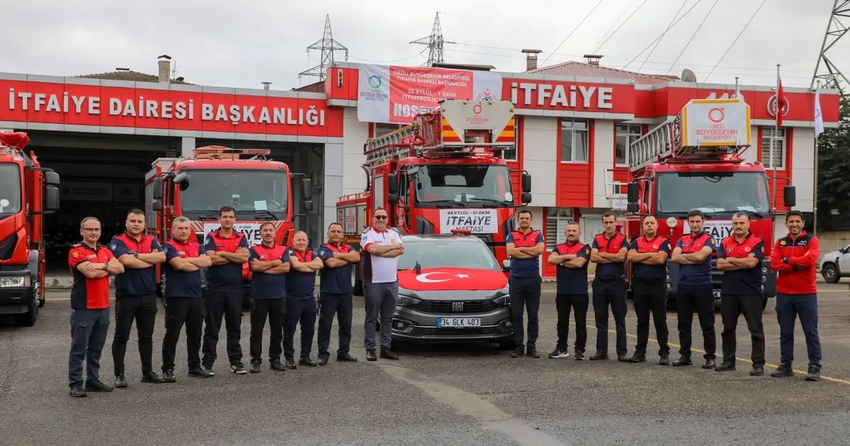 Ordu’da İtfaiye Haftası coşkusu başladı