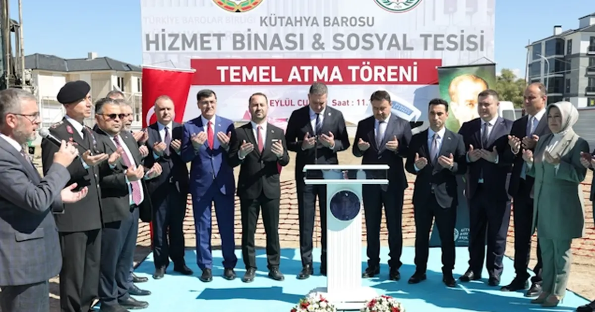 Kütahya’da Baro Hizmet Binası temeli atıldı