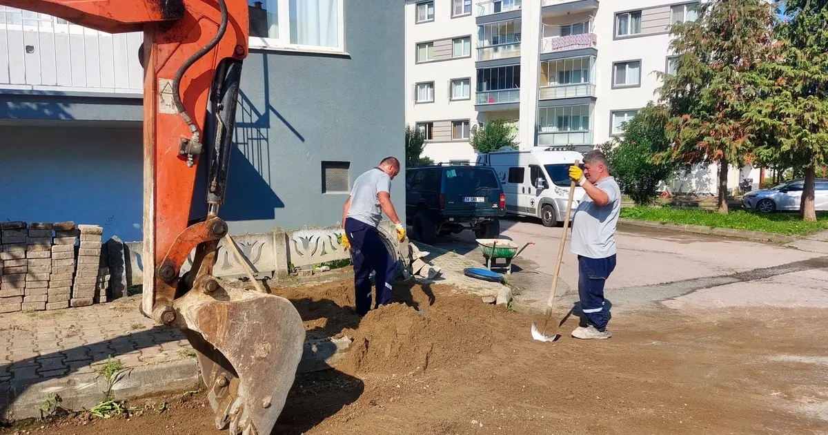 Giresun’da altyapı ve üstyapı çalışmaları sürüyor