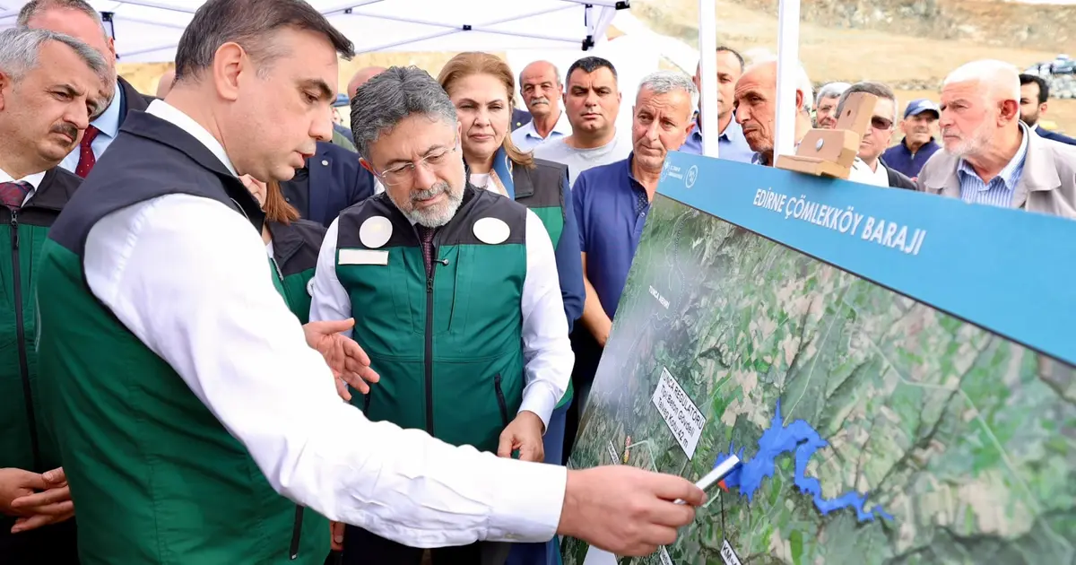 Edirne’ye 4 milyar TL'lik sulama yatırımı... Çömlekköy Barajı 2028’de tamamlanacak