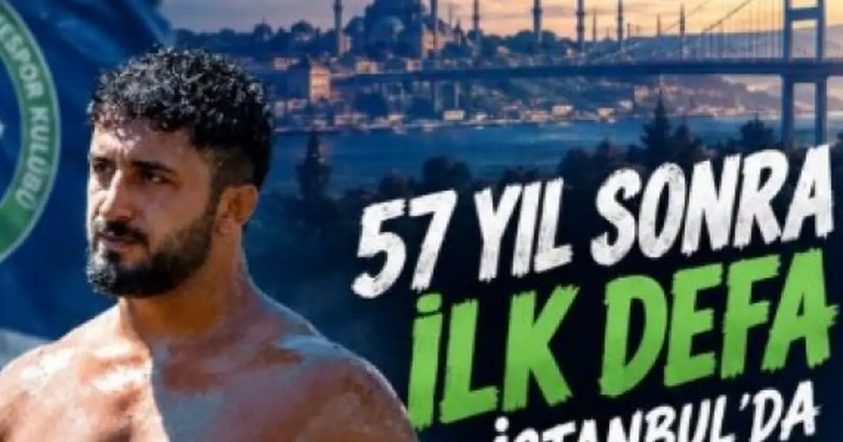 Bursa Büyükşehir güreşçisi tarihi er meydanında
