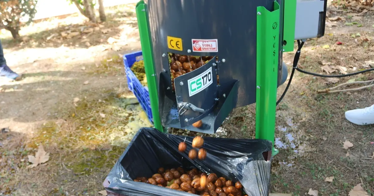 Antalya’da üreticilere ceviz soyma makinesi desteği