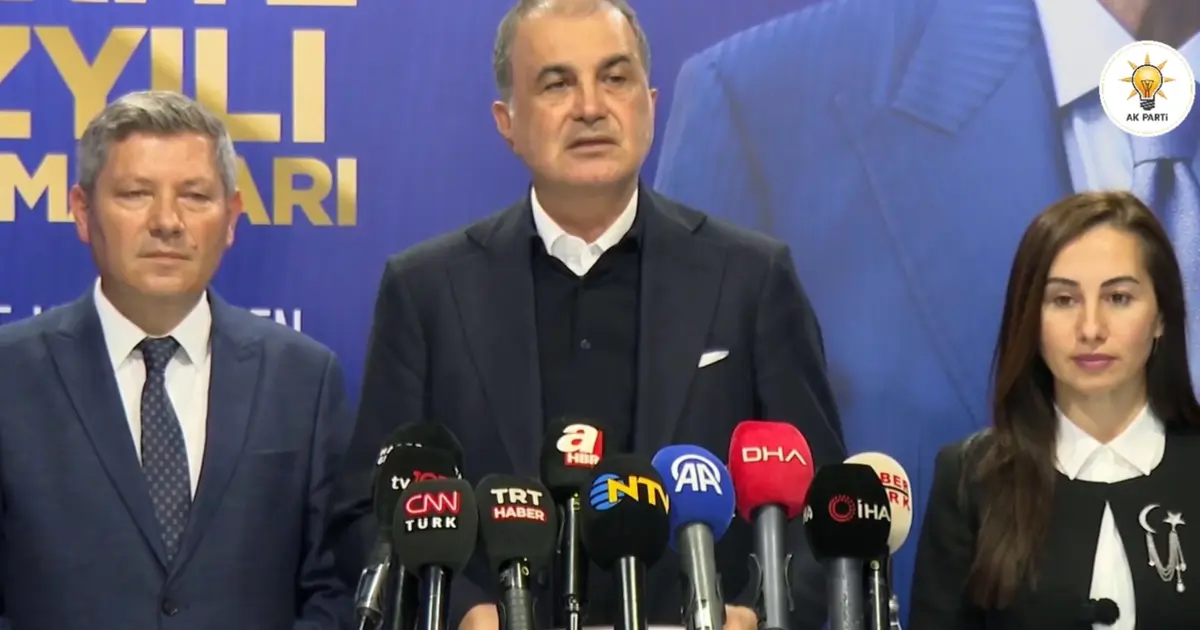 Ömer Çelik: AK Parti’yi millet kurdu, tabelasını biz astık