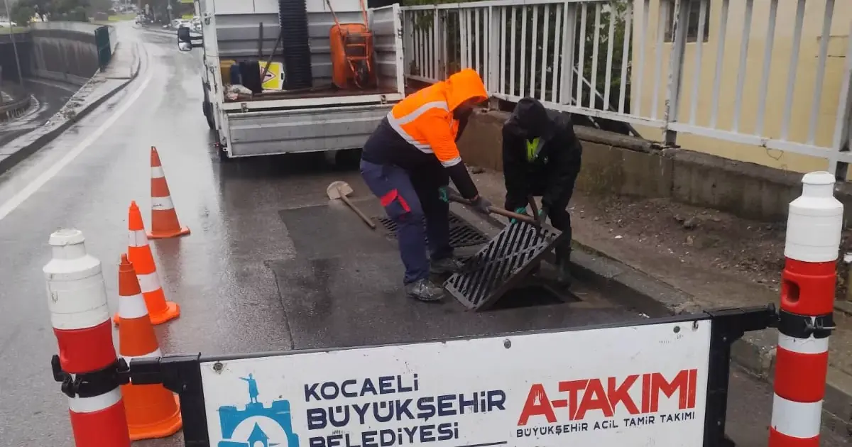 Kocaeli ekipleri yağışa karşı teyakkuzda