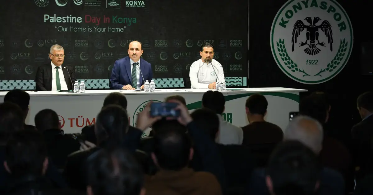 Filistin’e destek için Konyalı taraftarlara açık davet