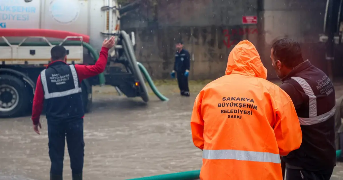 Sakarya’ya tarihin en kuvvetli yağışı düştü! SASKİ o raporu açıkladı