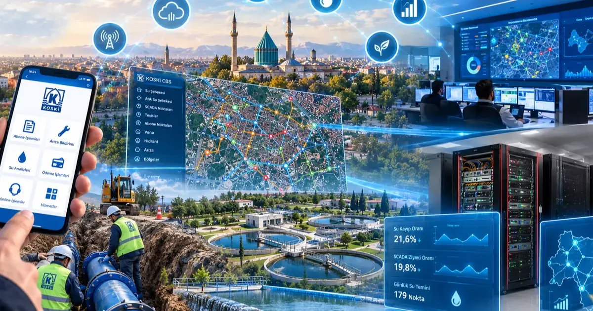 Konya’da altyapıda 68 akıllı uygulama