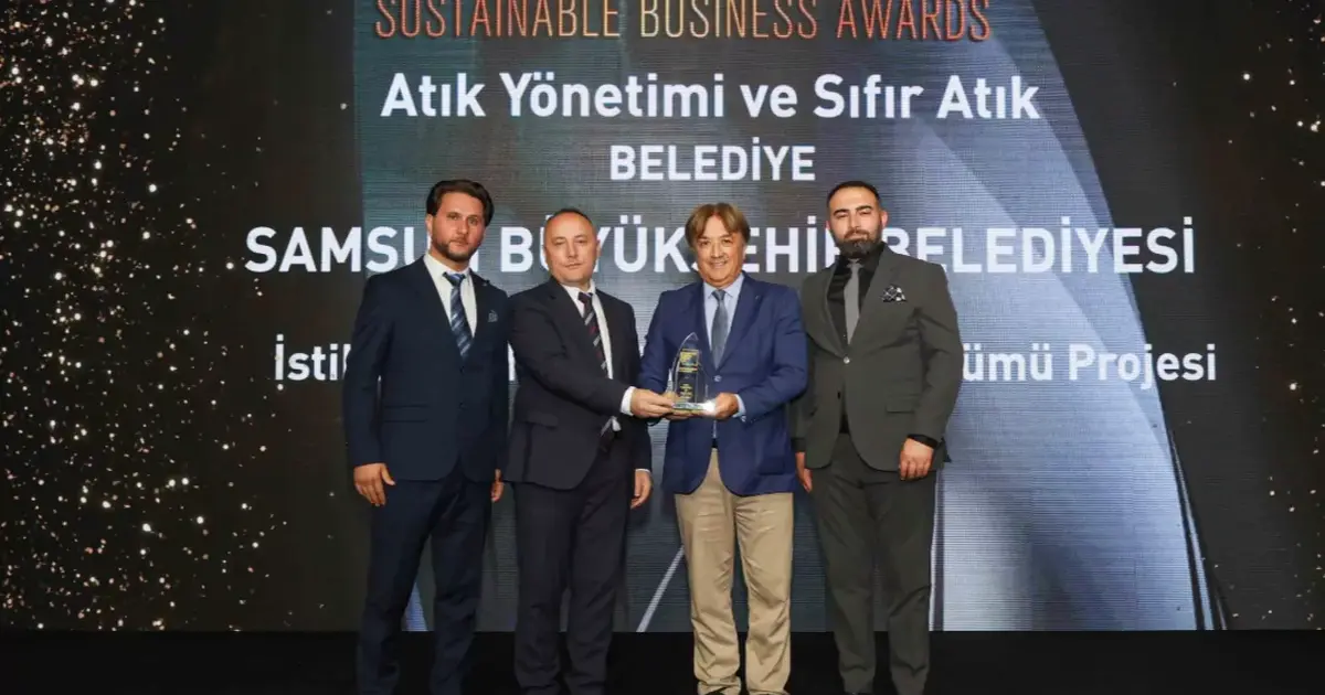 Samsun Büyükşehir’e sürdürülebilirlik ödülü - Gündem Haberleri