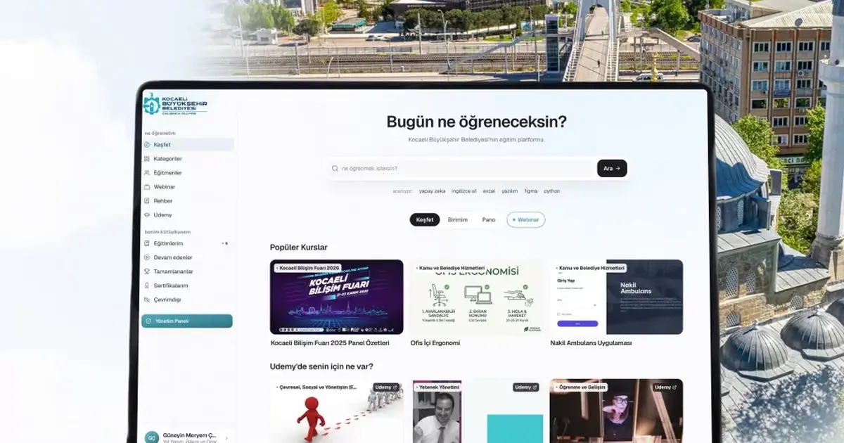 Kocaeli Büyükşehir’den personelin gelişimine dijital katkı