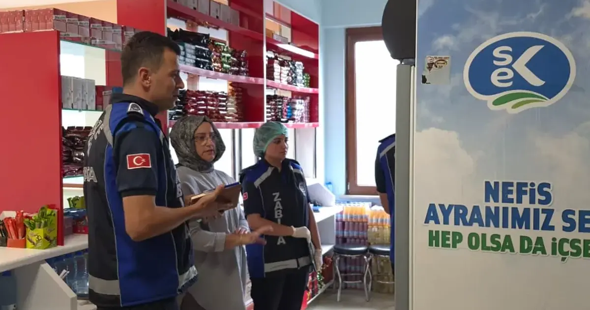 Kocaeli Gebze’de okul kantinlerine zabıta denetimi