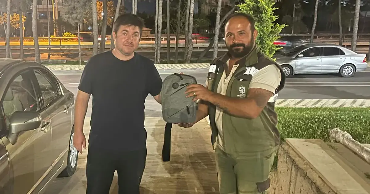 Kocaeli'de temizlik personelinden örnek davranış
