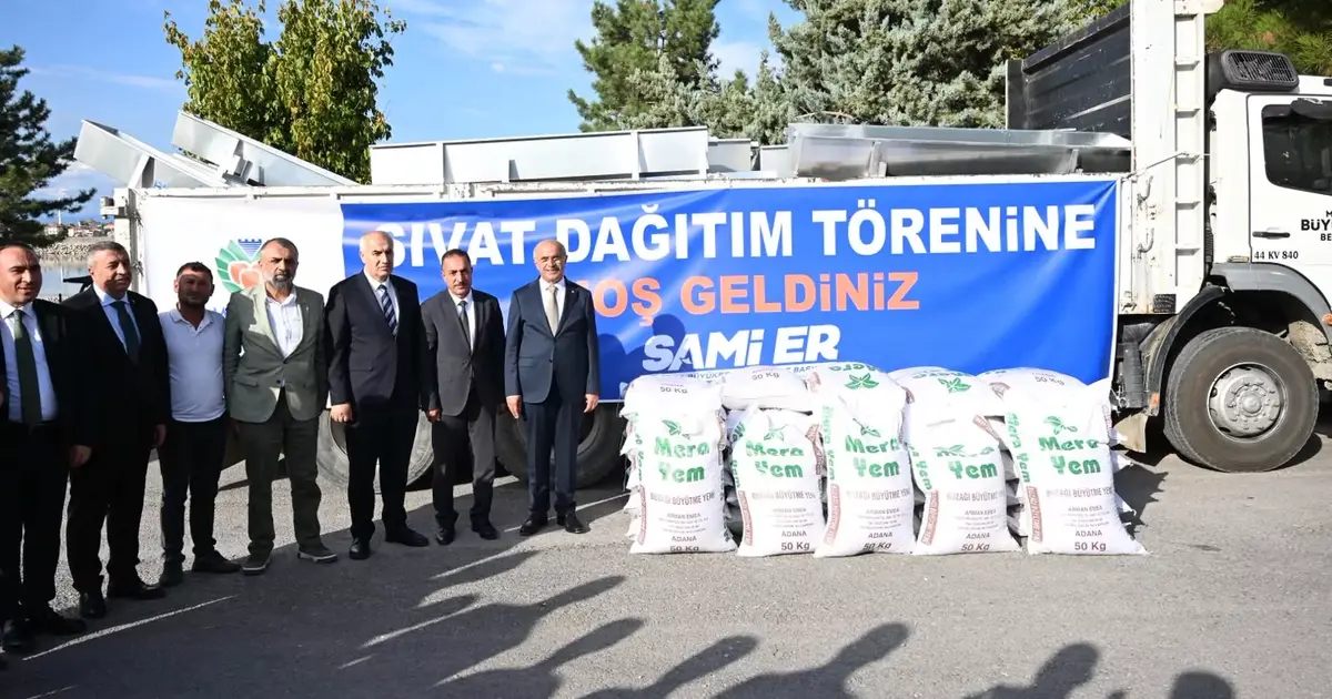 Malatya kırsaldaki üreticinin yanında