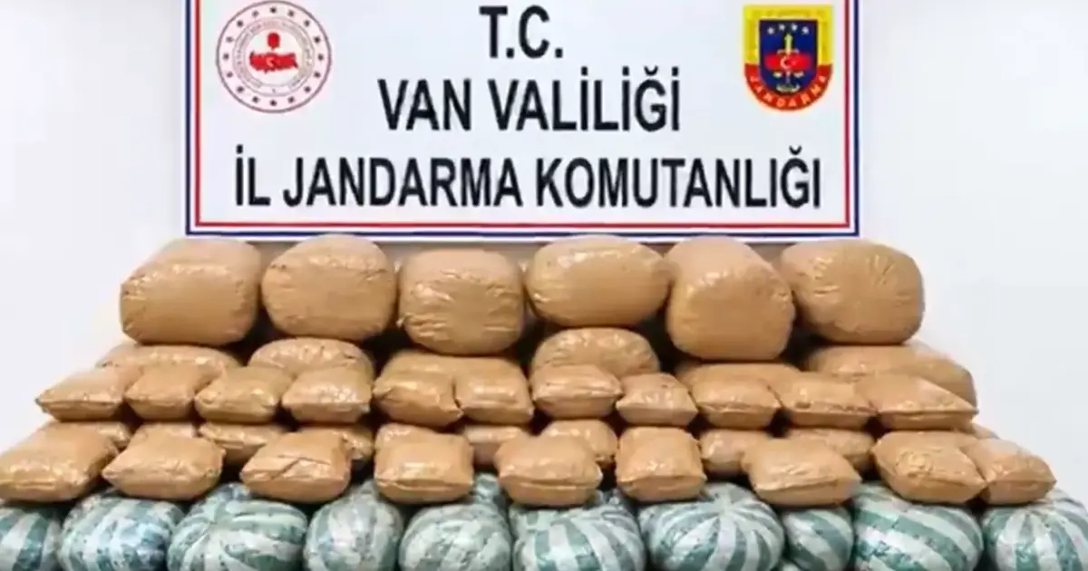 Van’da 517 kilogram uyuşturucu ele geçirildi