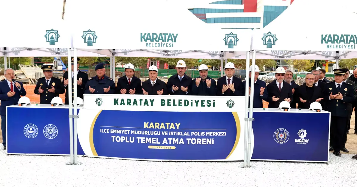 Konya Karatay'a 'Emniyet'li toplu temel - Gündem Haberleri